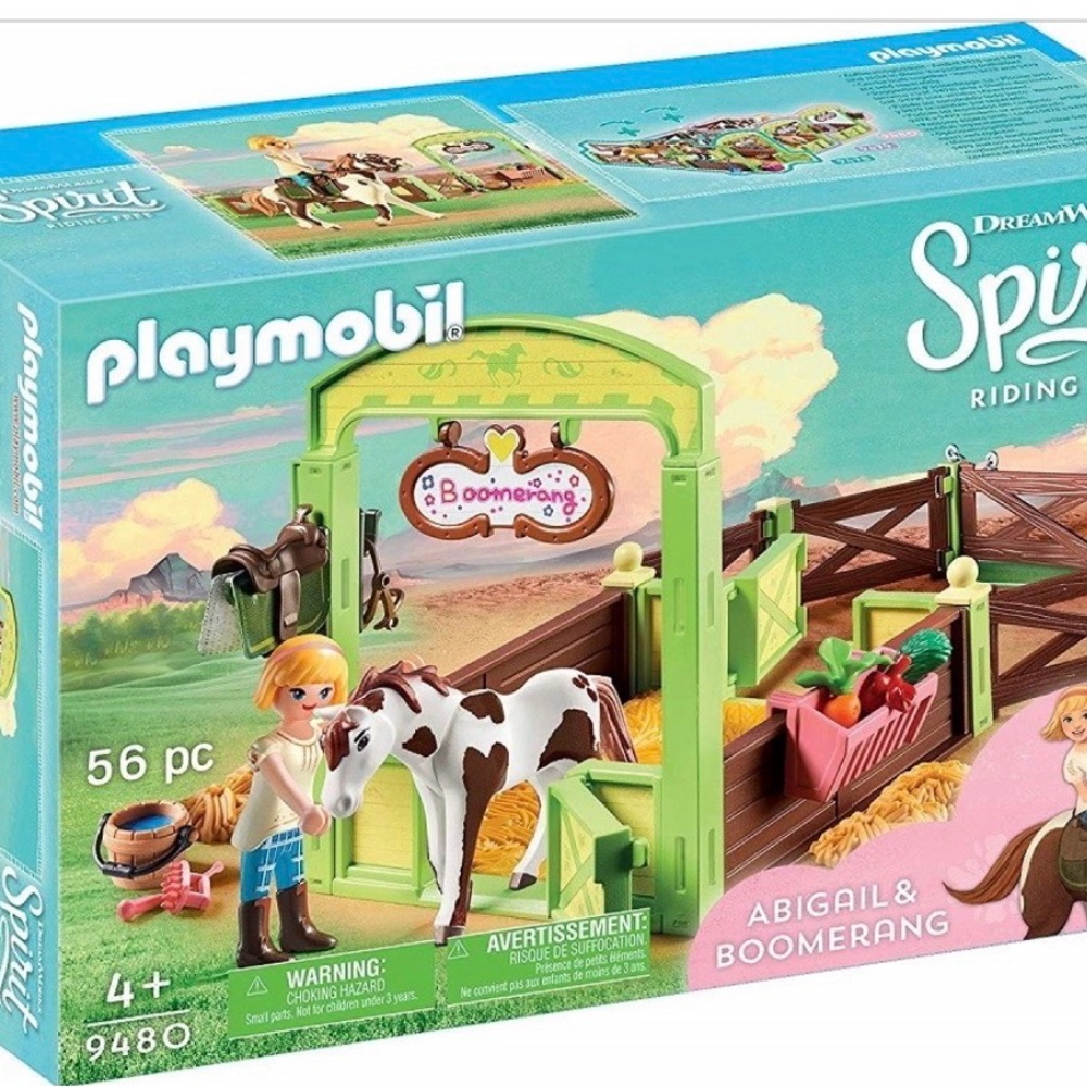 Playmobil Spirit Riding Free Abigail & Boomerang Set